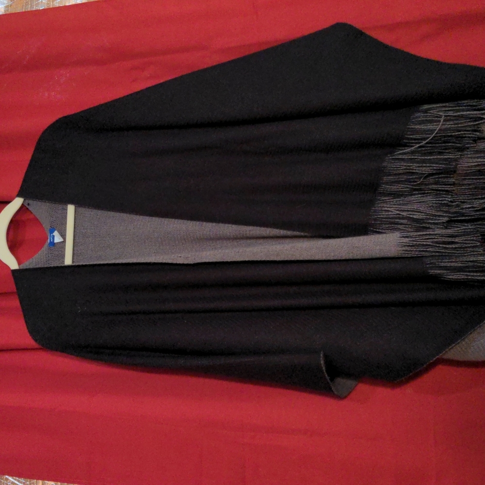 Black Fringe Cape